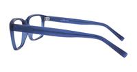 Crystal Blue Glasses Direct Harry Square Glasses - Side