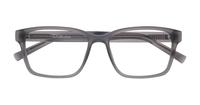 Crystal Grey Glasses Direct Harry Square Glasses - Flat-lay
