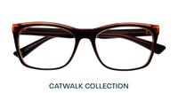 Black Glasses Direct Hazel Cat-eye Glasses - Flat-lay