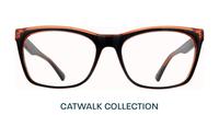 Black Glasses Direct Hazel Cat-eye Glasses - Front