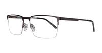 Gunmetal Glasses Direct Hector Square Glasses - Angle