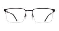 Gunmetal Glasses Direct Hector Square Glasses - Front