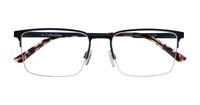 Matte Navy Glasses Direct Hector Square Glasses - Flat-lay