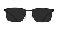 Matte Navy Glasses Direct Hector Square Glasses - Sun