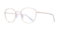 Satin Gold Glasses Direct Henley Round Glasses - Angle