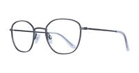 Shiny Black Glasses Direct Henley Round Glasses - Angle