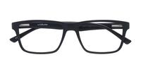 Matte Black Glasses Direct Henry Square Glasses - Flat-lay
