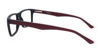 Matte Black / Red Glasses Direct Henry Square Glasses - Side