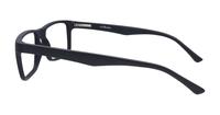 Matte Black Glasses Direct Henry Square Glasses - Side