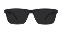 Matte Black Glasses Direct Henry Square Glasses - Sun