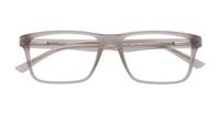 Matte Light Grey Glasses Direct Henry Square Glasses - Flat-lay