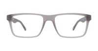 Matte Light Grey Glasses Direct Henry Square Glasses - Front