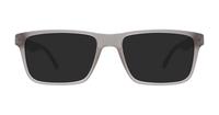 Matte Light Grey Glasses Direct Henry Square Glasses - Sun