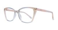 Gradient Brown Grey Glasses Direct Holden Cat-eye Glasses - Angle