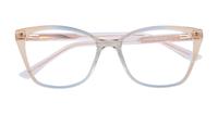 Gradient Brown Grey Glasses Direct Holden Cat-eye Glasses - Flat-lay