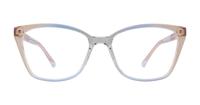 Gradient Brown Grey Glasses Direct Holden Cat-eye Glasses - Front