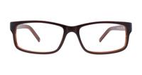 Brown Glasses Direct Howard Rectangle Glasses - Front