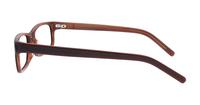 Brown Glasses Direct Howard Rectangle Glasses - Side