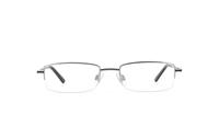 Silver Glasses Direct Hugh Rectangle Glasses - Front