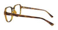 Bi layer Havana / Yellow Glasses Direct Jada Square Glasses - Side
