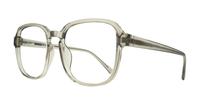 Crystal Grey Glasses Direct Jada Square Glasses - Angle