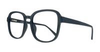 Solid Dark Blue Glasses Direct Jada Square Glasses - Angle