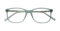 Matte Crystal Light Green Glasses Direct Jax Square Glasses - Flat-lay