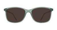 Matte Crystal Light Green Glasses Direct Jax Square Glasses - Sun