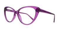 Crystal Purple Glasses Direct Jenna Cat-eye Glasses - Angle