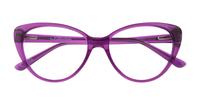 Crystal Purple Glasses Direct Jenna Cat-eye Glasses - Flat-lay