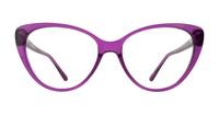 Crystal Purple Glasses Direct Jenna Cat-eye Glasses - Front