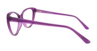 Crystal Purple Glasses Direct Jenna Cat-eye Glasses - Side
