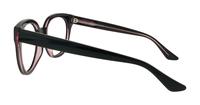 Black / Crystal Pink Glasses Direct Jessie Oval Glasses - Side