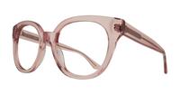 Crystal Pink Glasses Direct Jessie Oval Glasses - Angle
