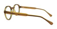 Crystal Brown / Crystal Yellow Glasses Direct Joby Round Glasses - Side