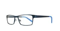Matt Navy Glasses Direct Julian Rectangle Glasses - Angle