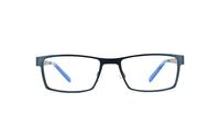 Matt Navy Glasses Direct Julian Rectangle Glasses - Front