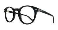 Black Glasses Direct June Round Glasses - Angle