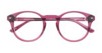 Crystal Purple Glasses Direct June Round Glasses - Flat-lay