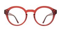 Bi Layers Red / Blue Glasses Direct Justin Round Glasses - Front