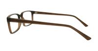 Crystal Brown Glasses Direct Kabir Rectangle Glasses - Side