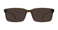 Crystal Brown Glasses Direct Kabir Rectangle Glasses - Sun