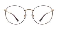 Rose Gold / Purple Glasses Direct Kade Round Glasses - Front