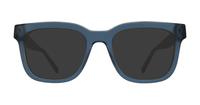 Crystal Blue Grey Glasses Direct Kami Wayfarer Glasses - Sun