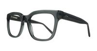 Crystal Grey Glasses Direct Kami Wayfarer Glasses - Angle