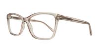 Crystal Light Pink Glasses Direct Kara Wayfarer Glasses - Angle