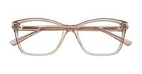 Crystal Light Pink Glasses Direct Kara Wayfarer Glasses - Flat-lay