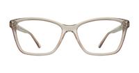 Crystal Light Pink Glasses Direct Kara Wayfarer Glasses - Front