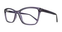 Crystal Purple Glasses Direct Kara Wayfarer Glasses - Angle