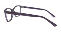 Crystal Purple Glasses Direct Kara Wayfarer Glasses - Side